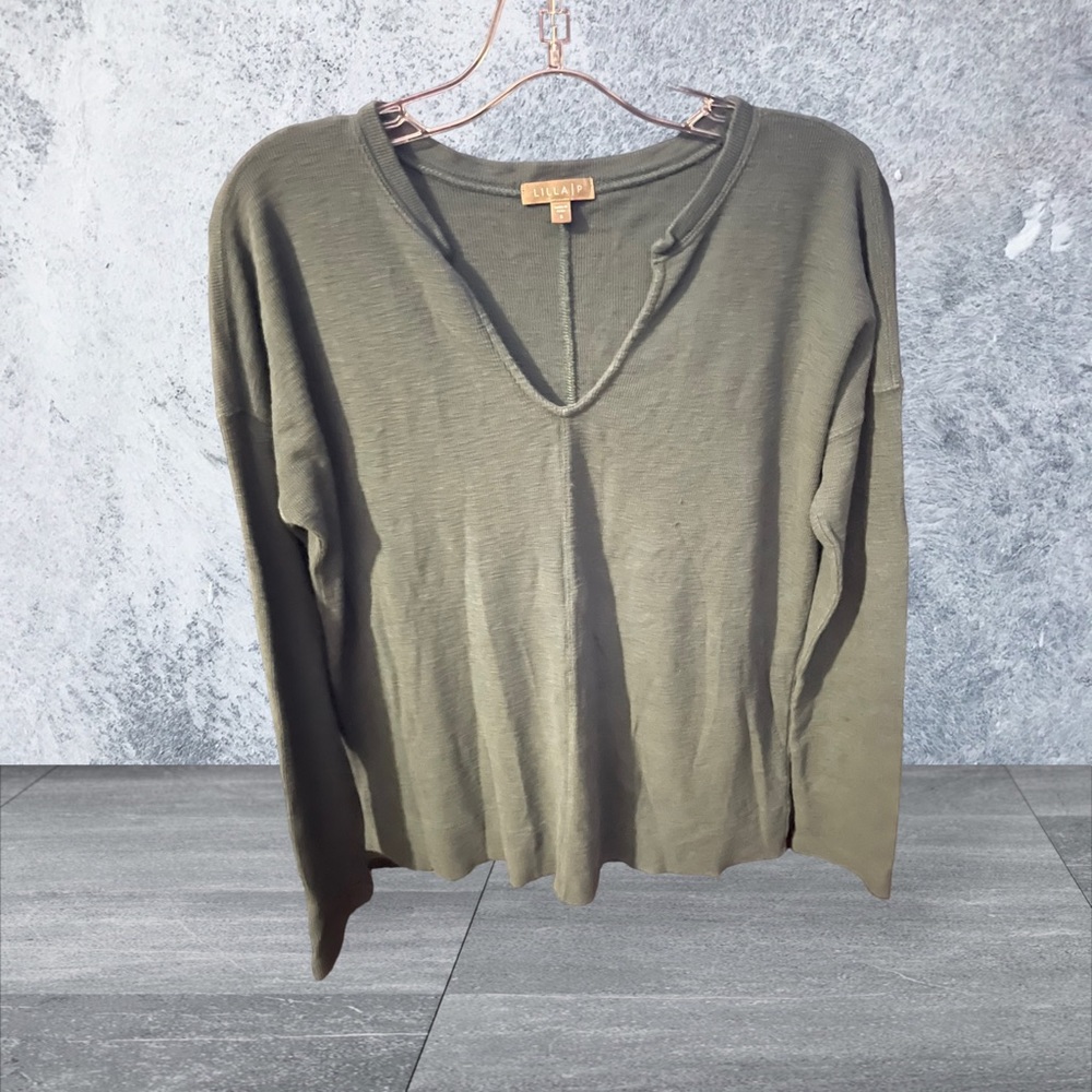 Anthropologie LillaIP Thermal Top. EUC
